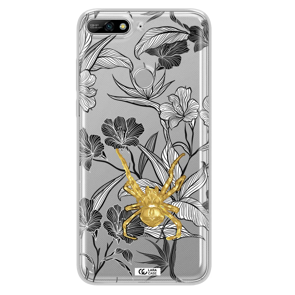Golden Spider Huawei Y7 2018 Clear TPU Case