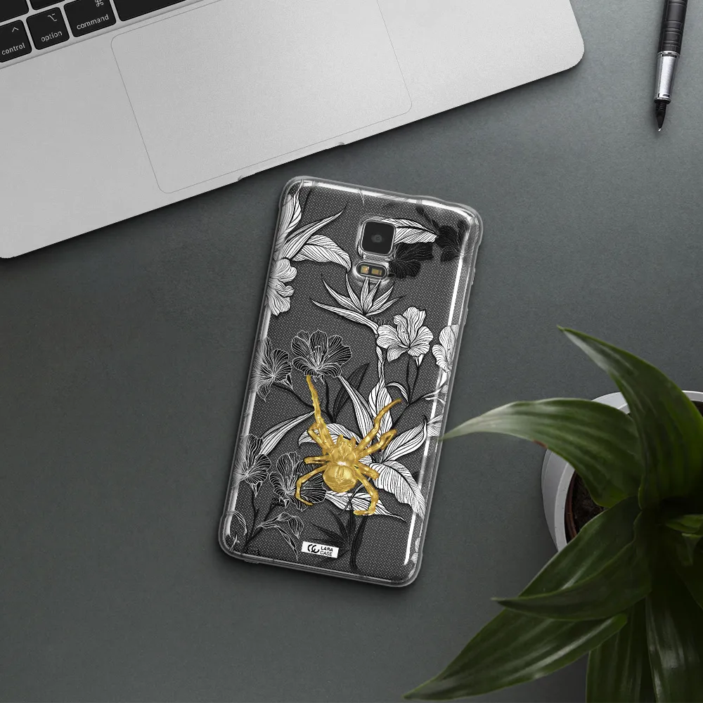 Golden Spider Samsung Note 4 Clear TPU Case