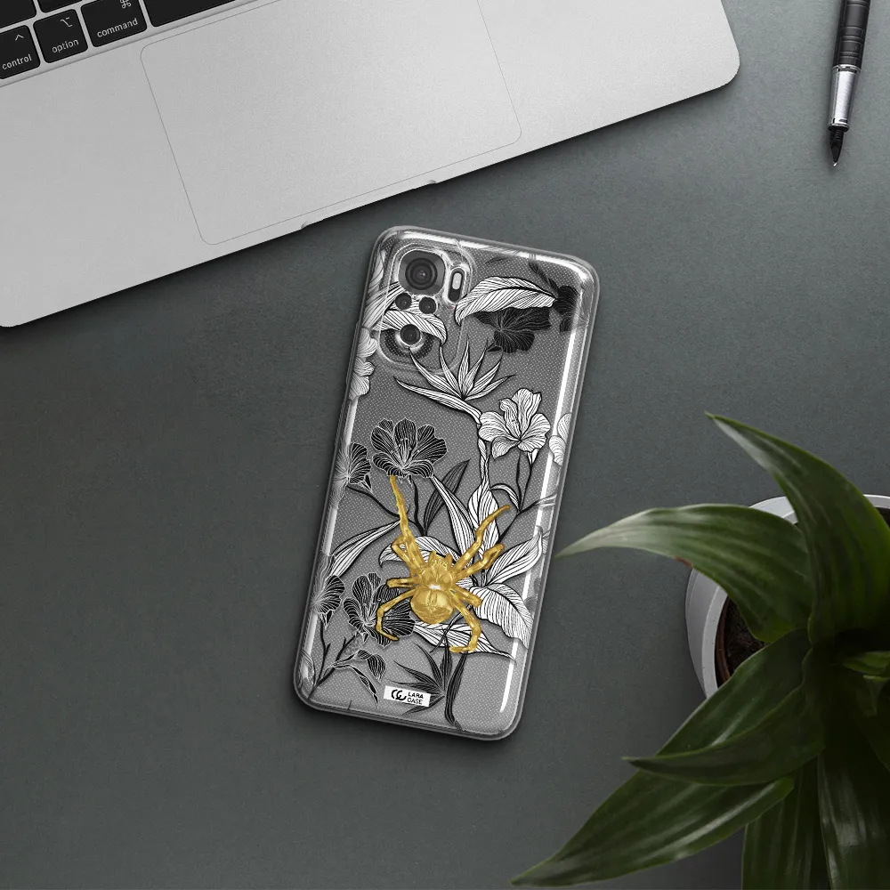 Golden Spider Xiaomi Redmi Note 10S Clear Tpu Case