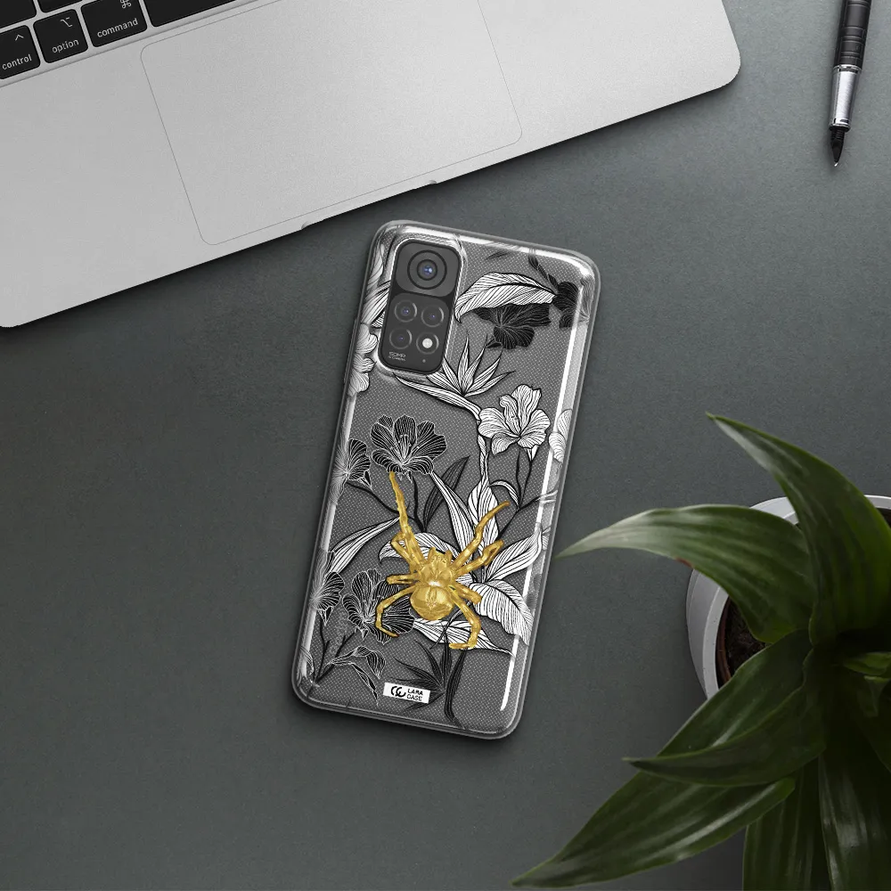Golden Spider Xiaomi Redmi Note 11 Clear TPU Case