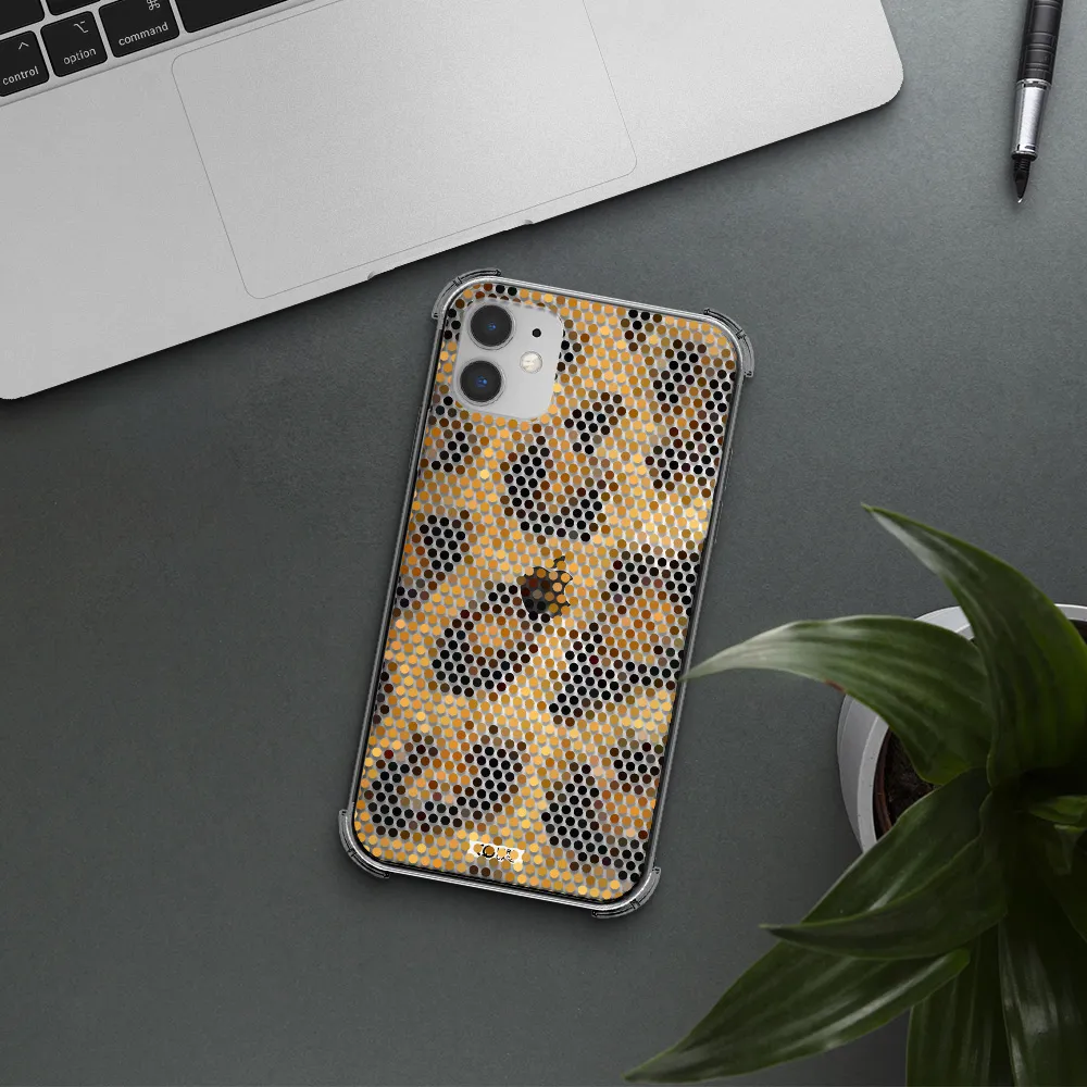 Leopard Dots Apple iPhone 11 Clear PC Case