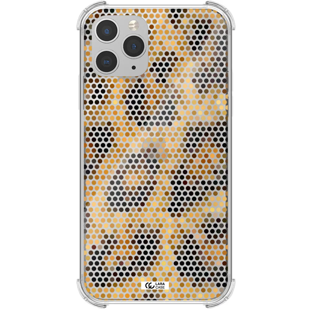 Leopard Dots Apple iPhone 11 pro Clear PC Case