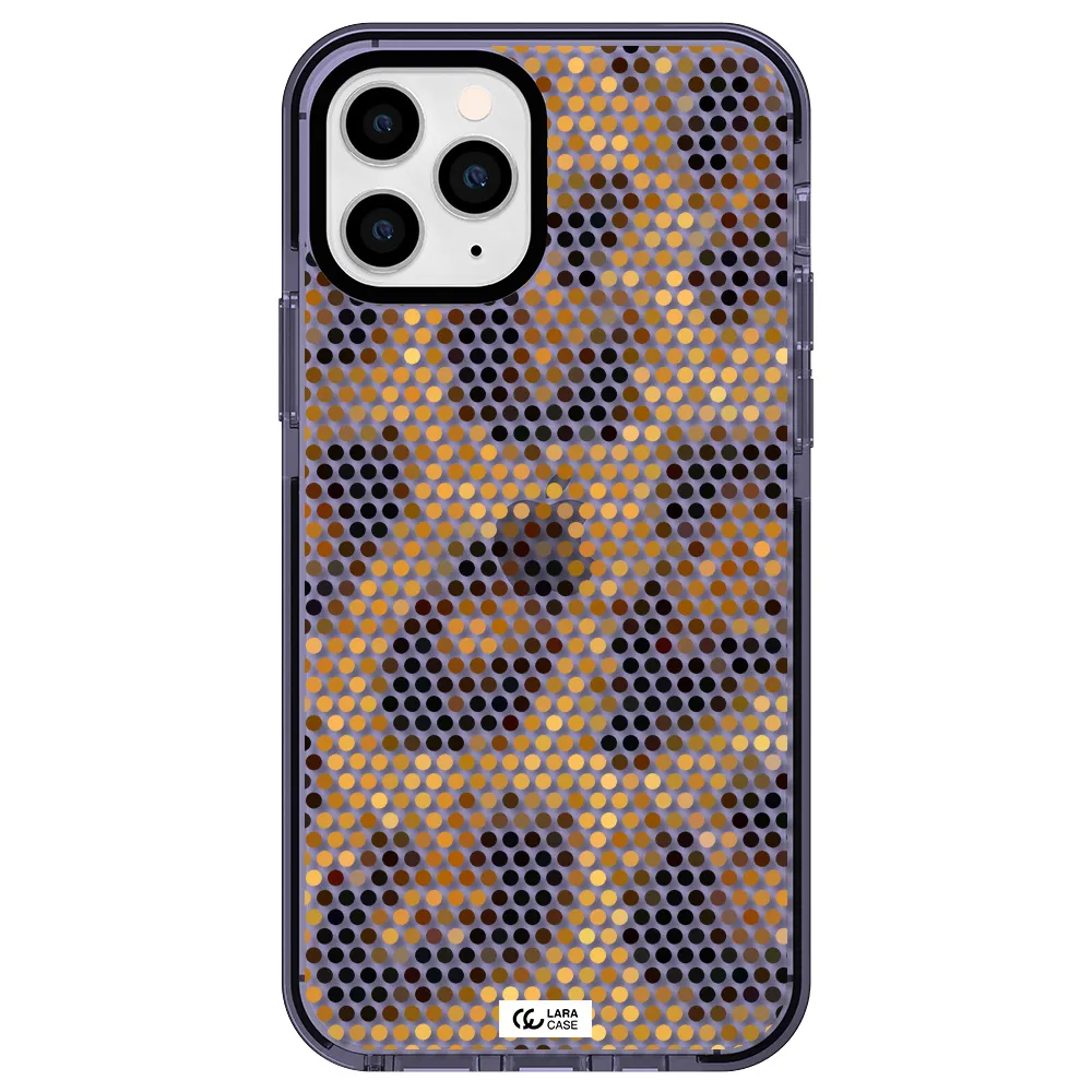Leopard Dots Apple iPhone 11 pro impact Lilac Case