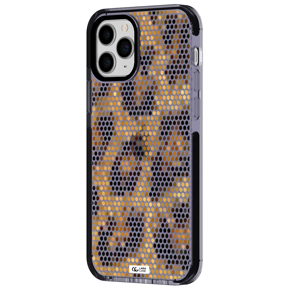 Leopard Dots Apple iPhone 11 pro max impact Lilac Case