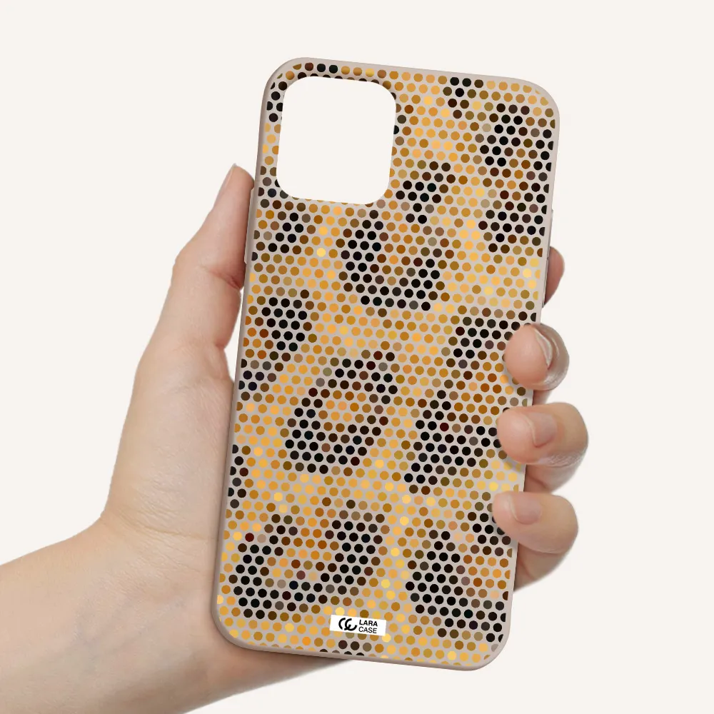 Leopard Dots Apple iPhone 11 pro max Silicone Stone Case