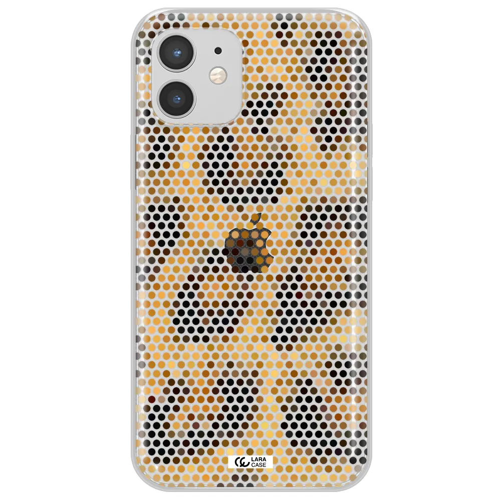 Leopard Dots Apple iPhone 12 mini Clear TPU Case