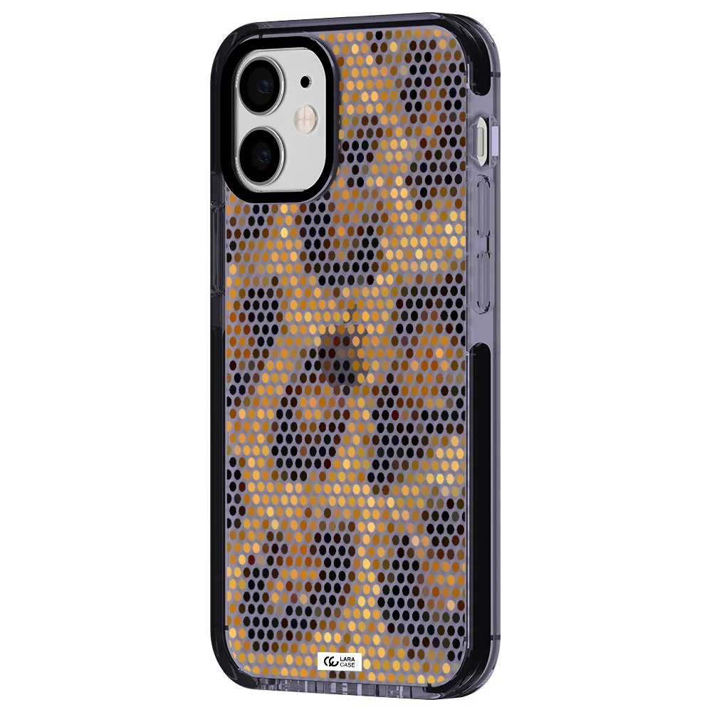Leopard Dots Apple iPhone 12 mini impact Lilac Case