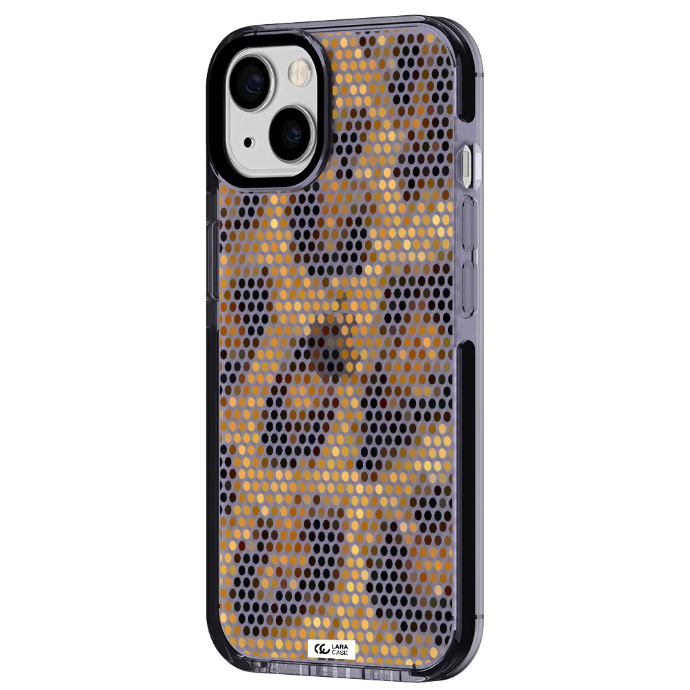 Leopard Dots Apple iPhone 13 impact Lilac Case