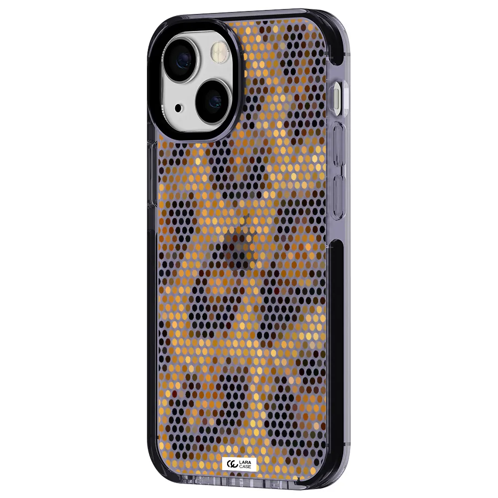 Leopard Dots Apple iPhone 13 mini impact Lilac Case