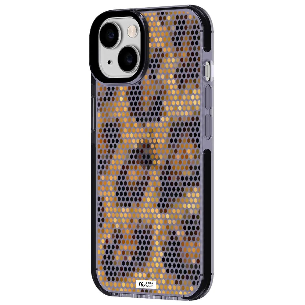 Leopard Dots Apple iPhone 14 impact Lilac Case