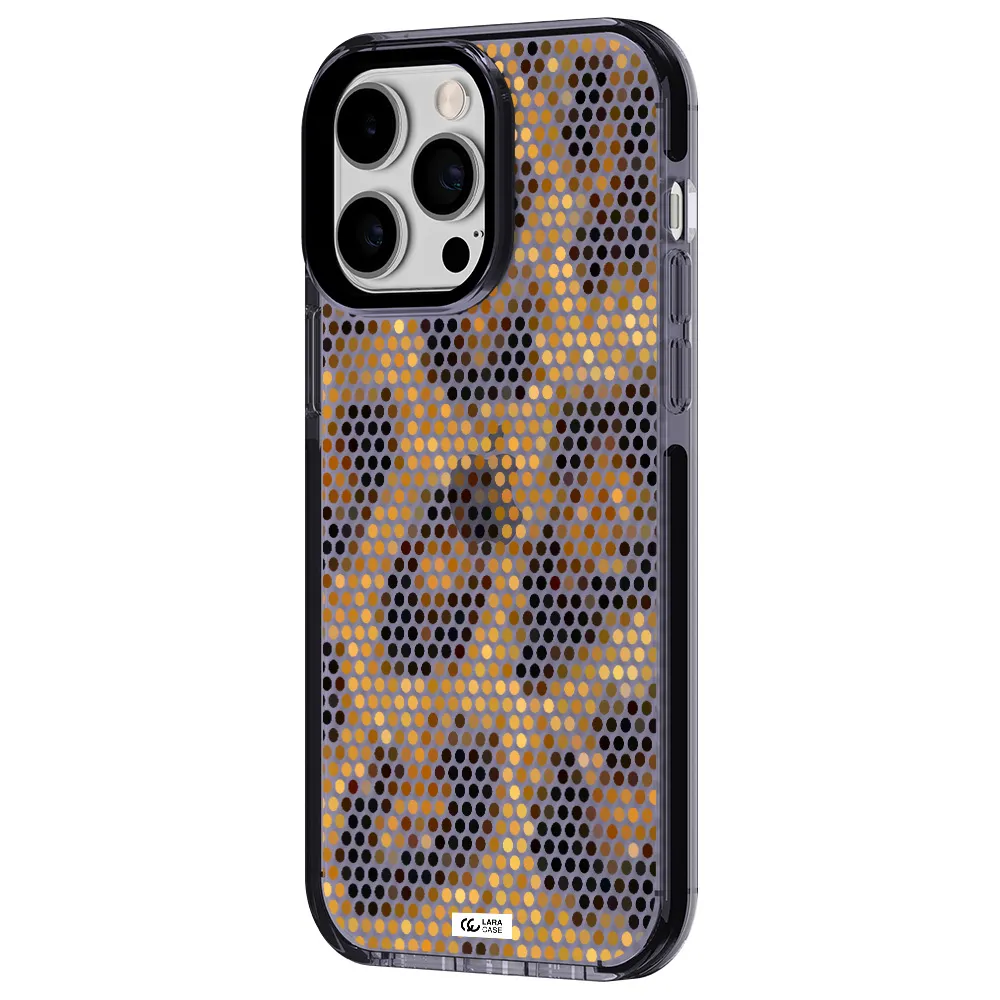 Leopard Dots Apple iPhone 14 pro max impact Lilac Case