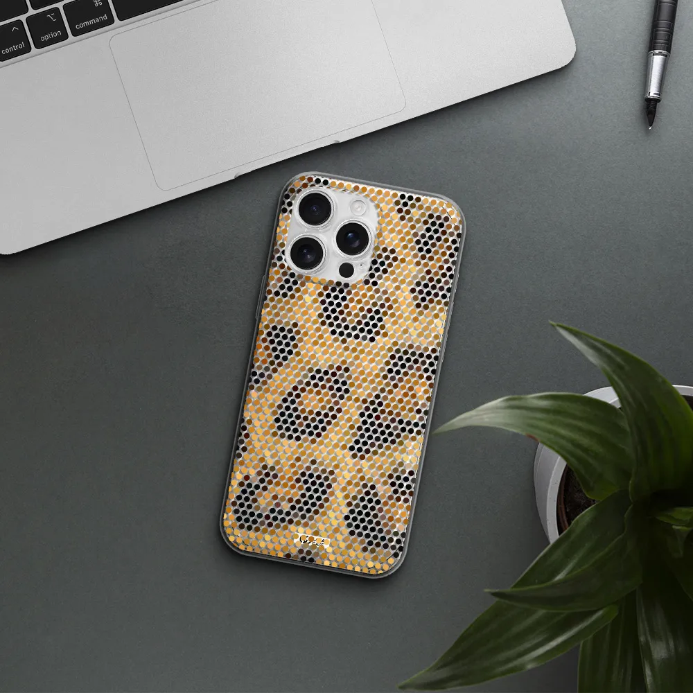 Leopard Dots Apple Iphone 16 Pro Max Clear Tpu Case