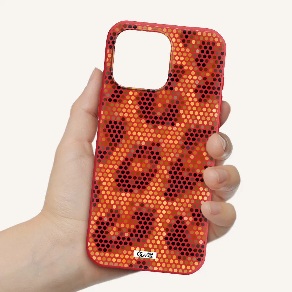 Leopard Dots Apple Iphone 16 Pro Max Silicone Stone Case