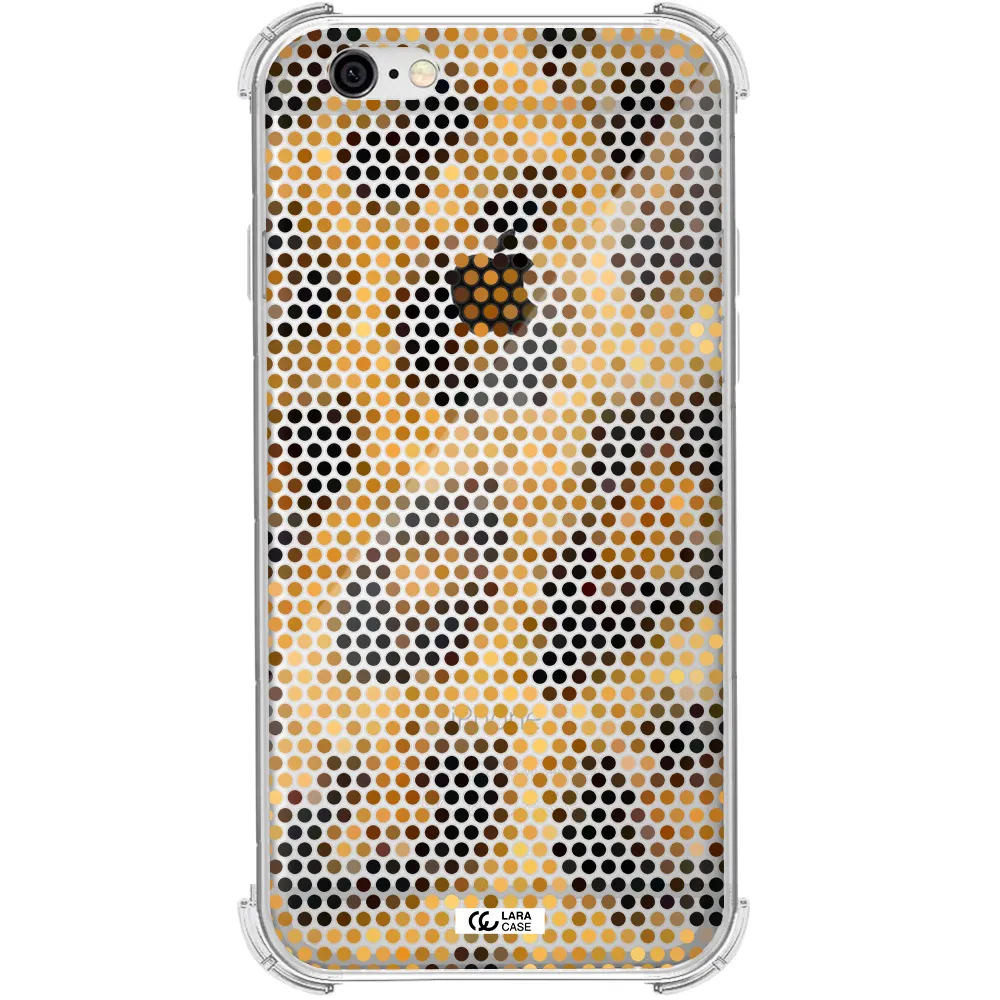 Leopard Dots Apple iPhone 6 Clear PC Case
