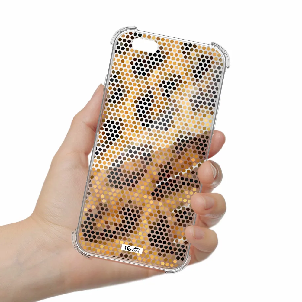 Leopard Dots Apple iPhone 6 Clear PC Case