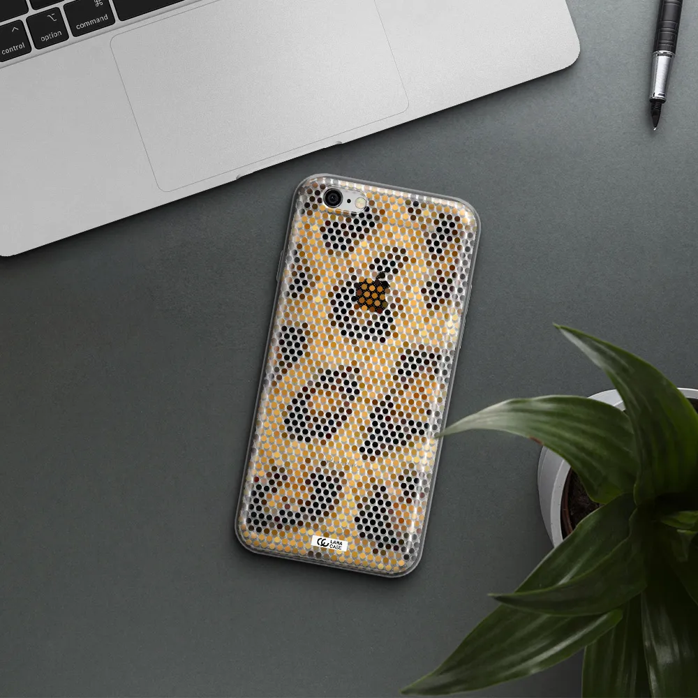 Leopard Dots Apple iPhone 6 plus Clear TPU Case