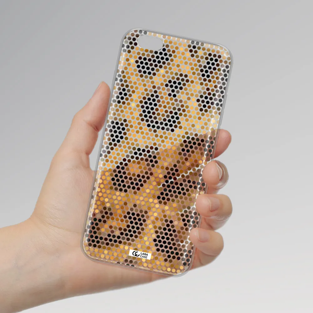 Leopard Dots Apple iPhone 6S Clear TPU Case