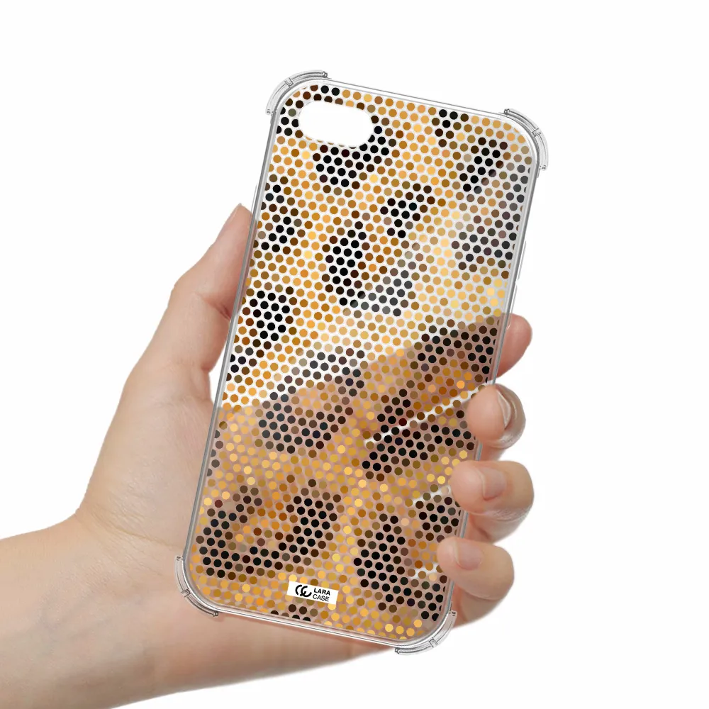 Leopard Dots Apple iPhone 8 Clear PC Case