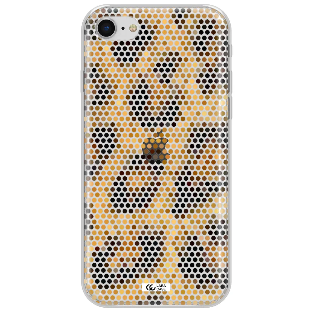 Leopard Dots Apple Iphone Se 2020 Clear Tpu Case