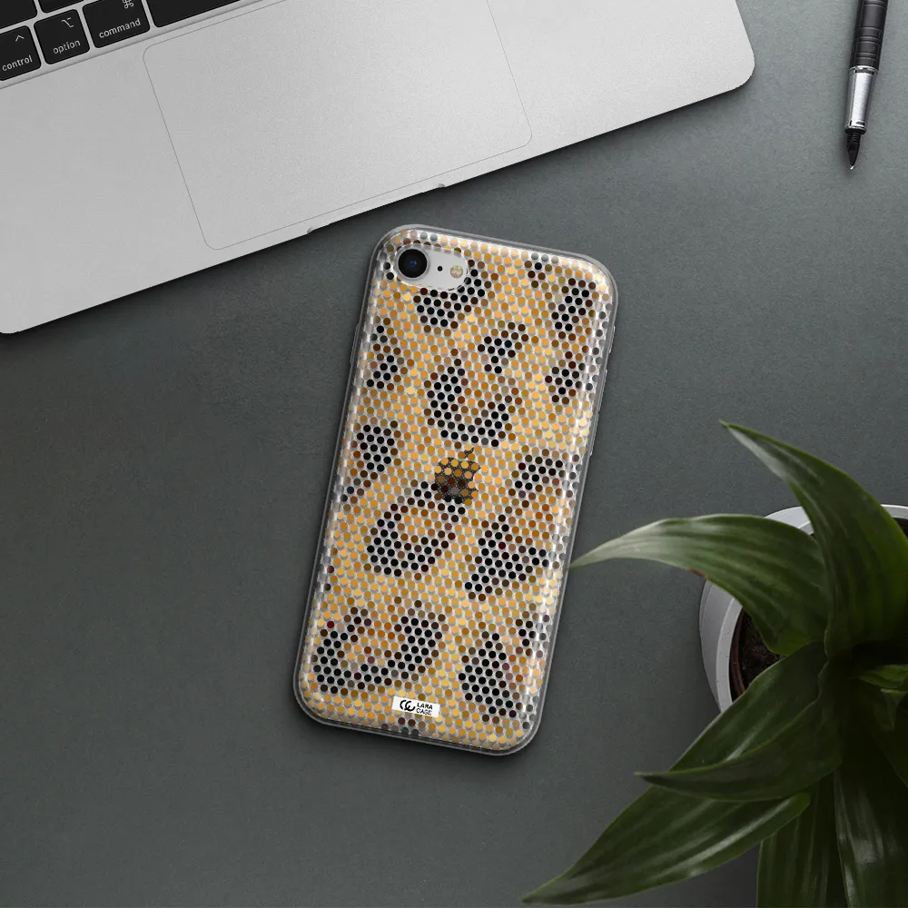 Leopard Dots Apple Iphone Se 2020 Clear Tpu Case