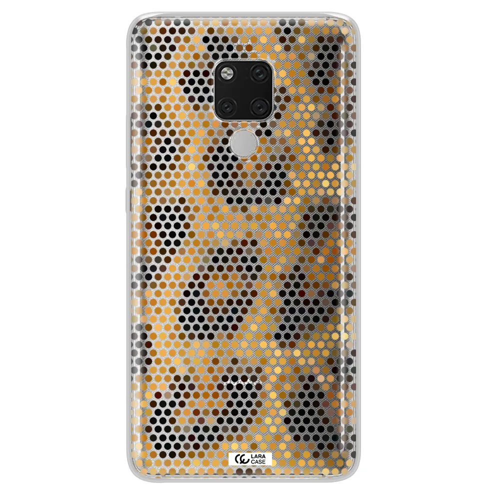 Leopard Dots Huawei Mate 20X Clear TPU Case