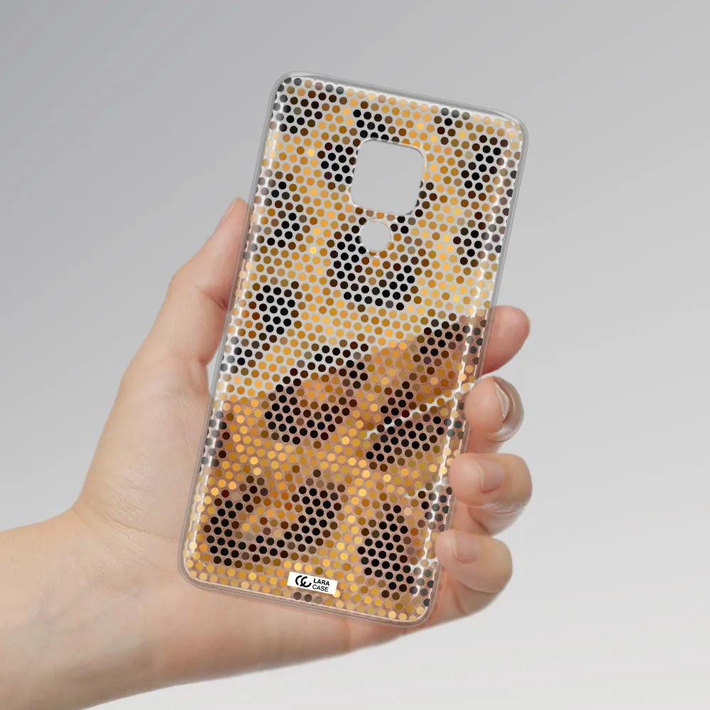 Leopard Dots Huawei Mate 20X Clear TPU Case