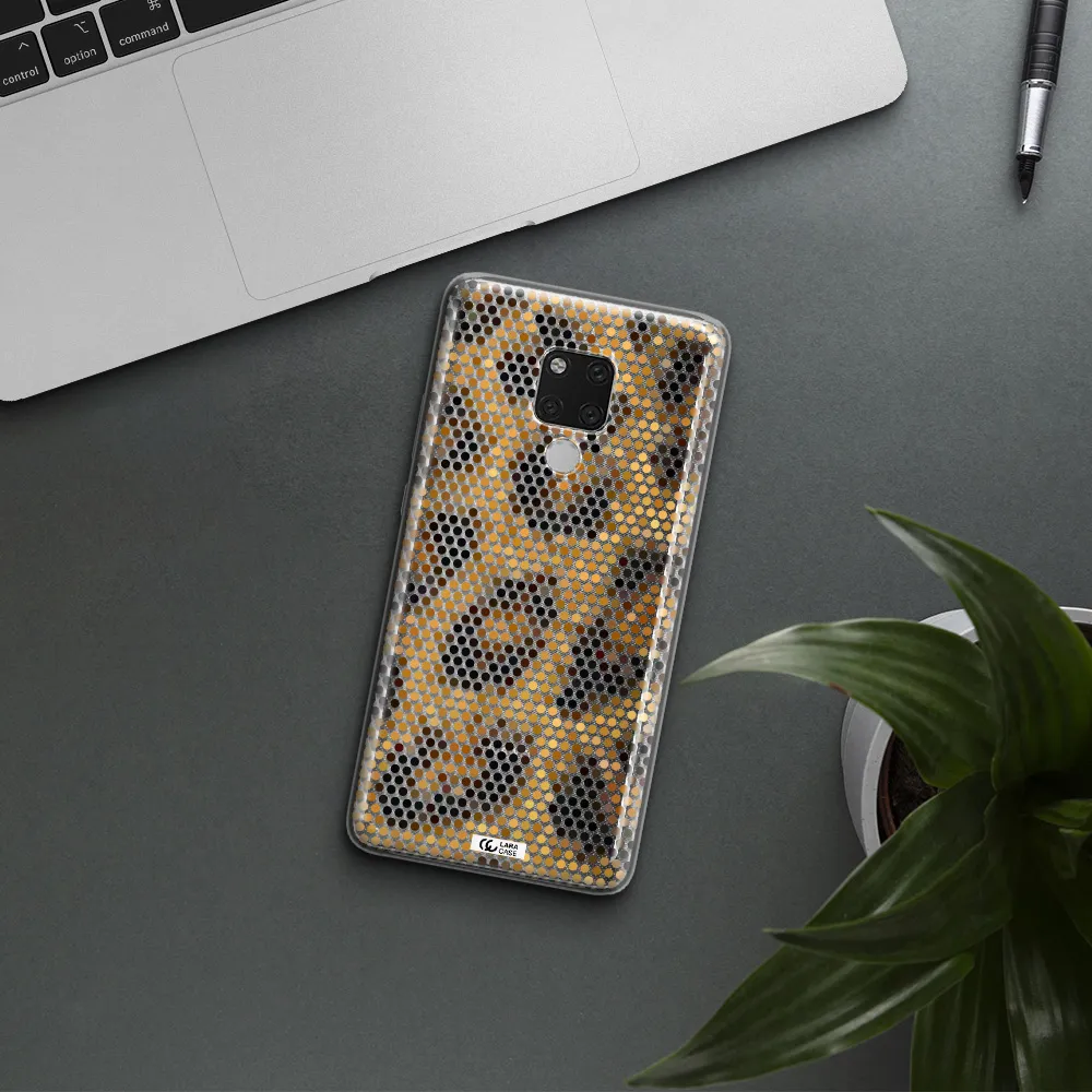 Leopard Dots Huawei Mate 20X Clear TPU Case