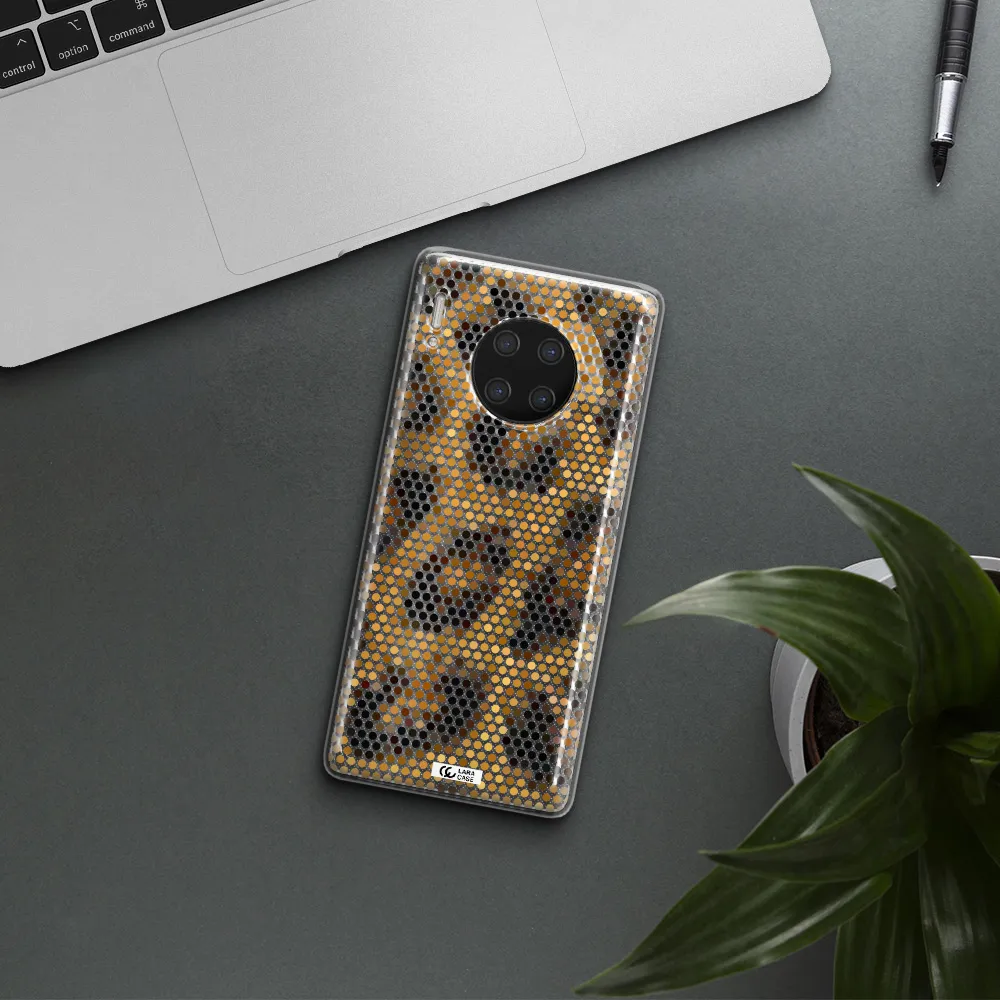 Leopard Dots Huawei Mate 30 Pro Clear TPU Case