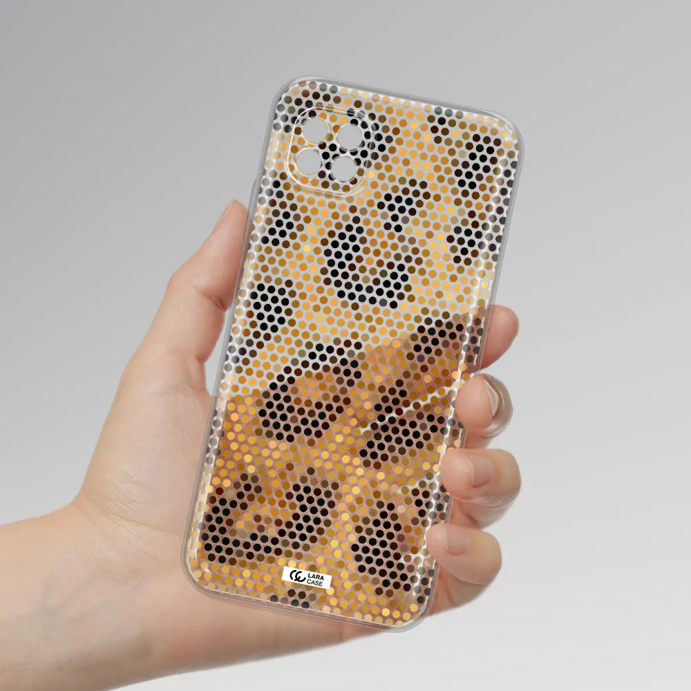 Leopard Dots Huawei Nova 7I Clear Tpu Case