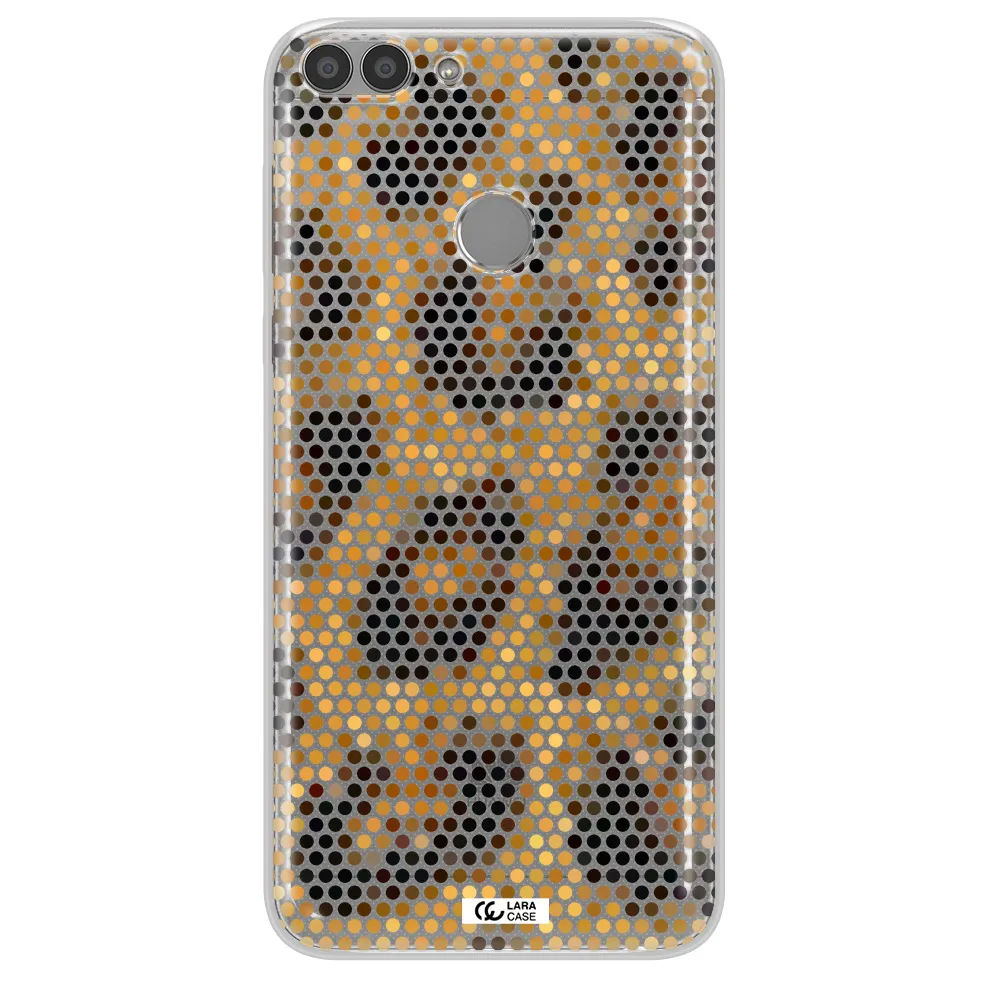 Leopard Dots Huawei P Smart 2017 Clear TPU Case