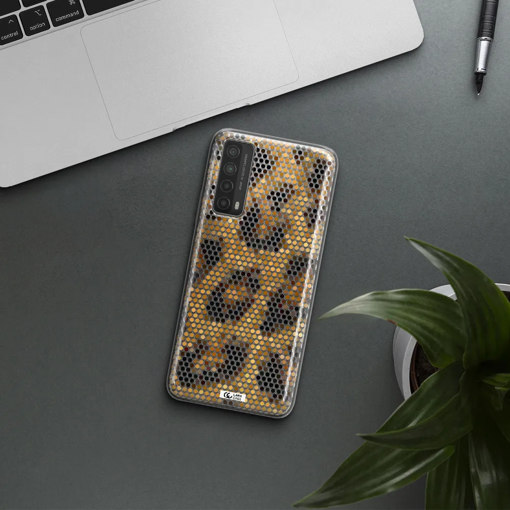 Leopard Dots Huawei P Smart 2021 Clear TPU Case