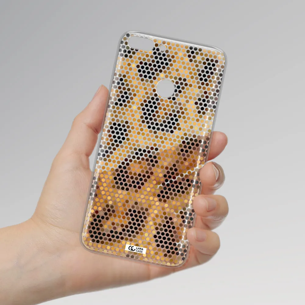 Leopard Dots Huawei P Smart Clear TPU Case
