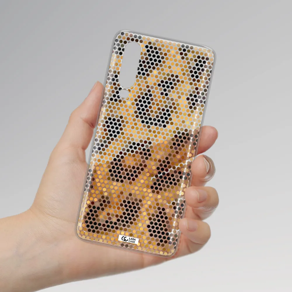 Leopard Dots Huawei P30 Clear TPU Case