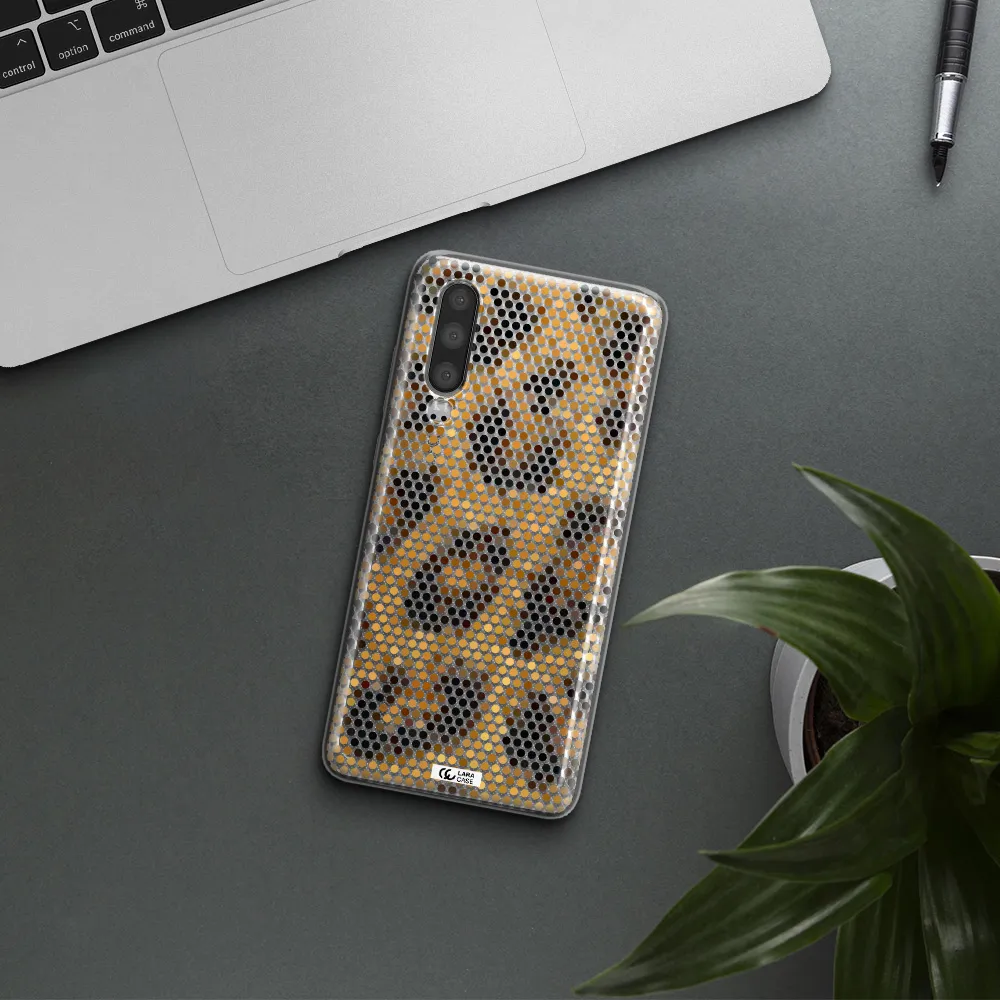 Leopard Dots Huawei P30 Clear TPU Case