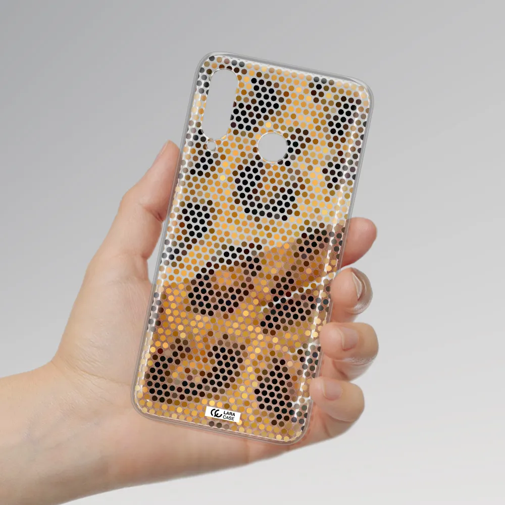 Leopard Dots Huawei P30 Lite Clear TPU Case