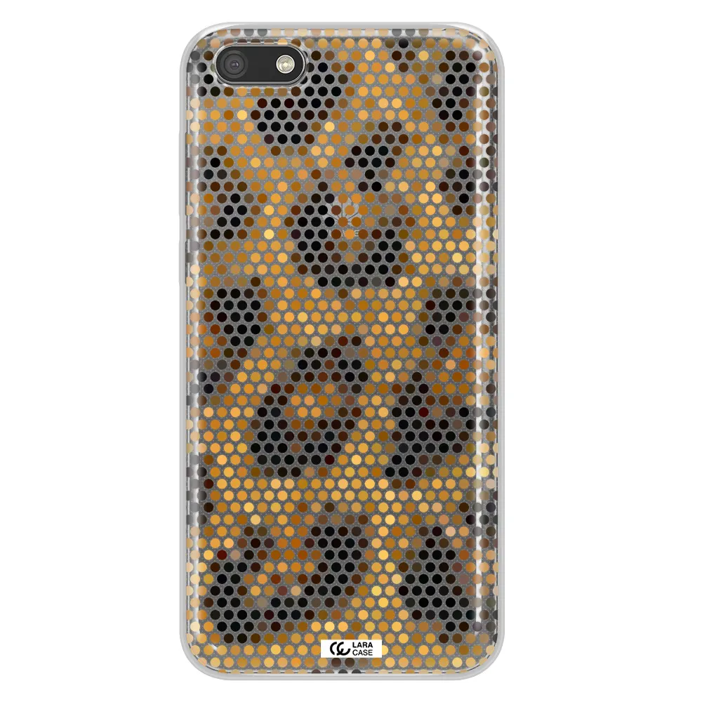 Leopard Dots Huawei Y5 2018 Clear TPU Case