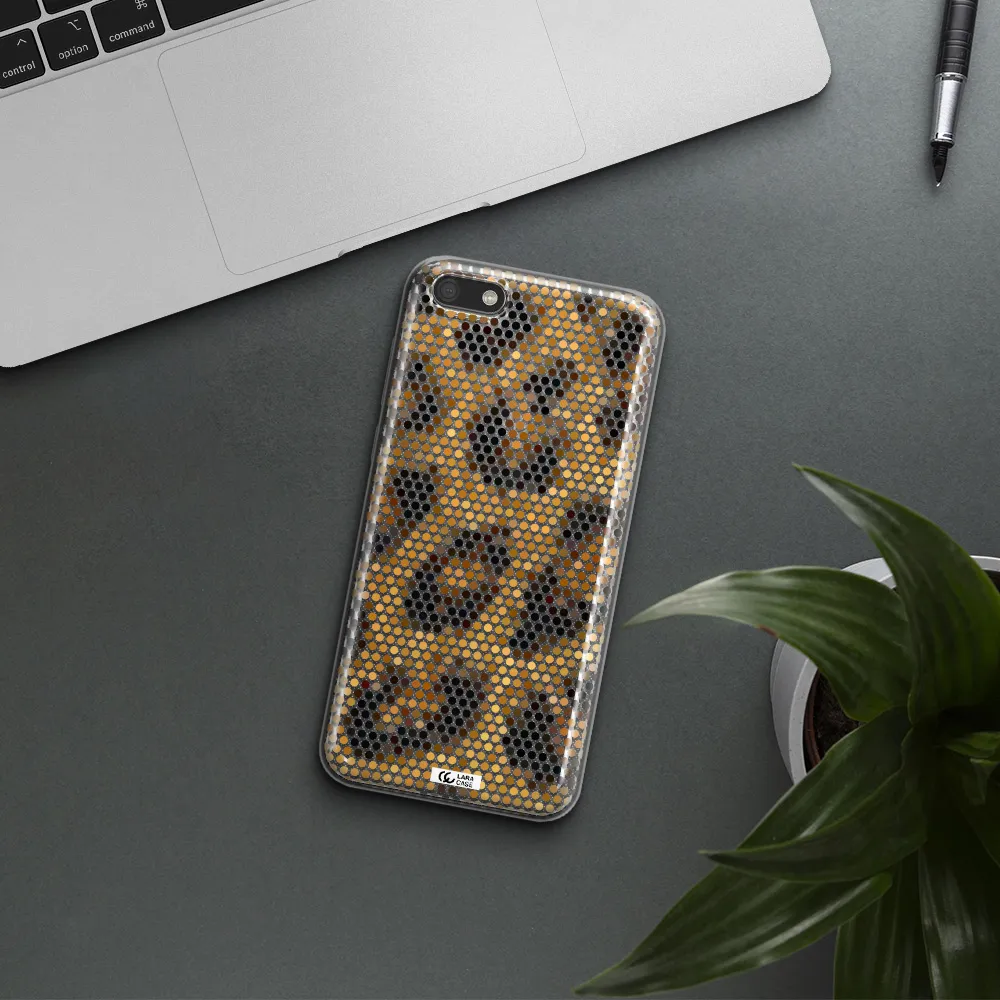 Leopard Dots Huawei Y5 2018 Clear TPU Case