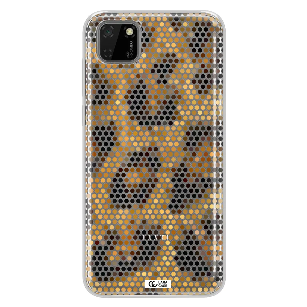 Leopard Dots Huawei Y5P Clear TPU Case