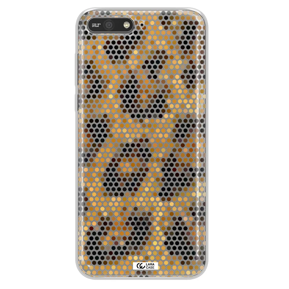Leopard Dots Huawei Y6 2018 Clear TPU Case