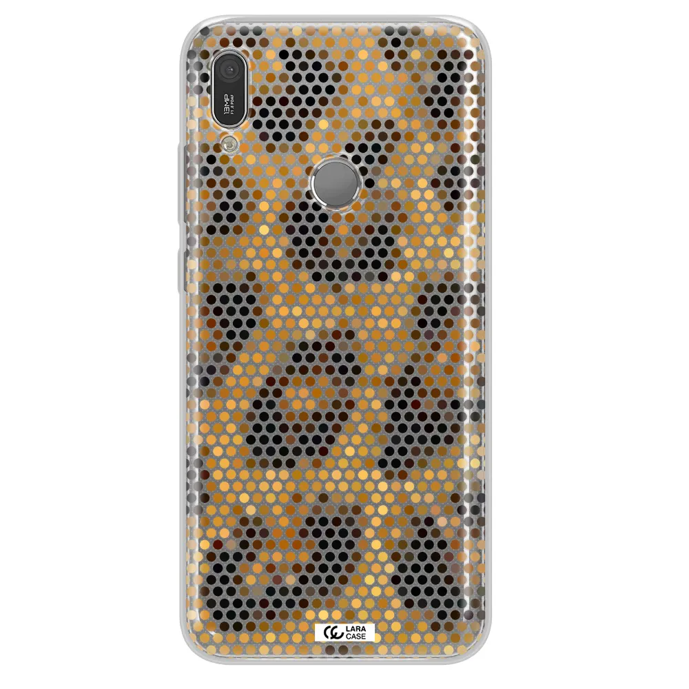 Leopard Dots Huawei Y6 2019 Clear TPU Case