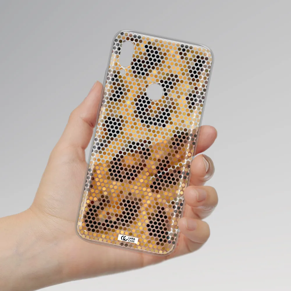 Leopard Dots Huawei Y6 2019 Clear TPU Case