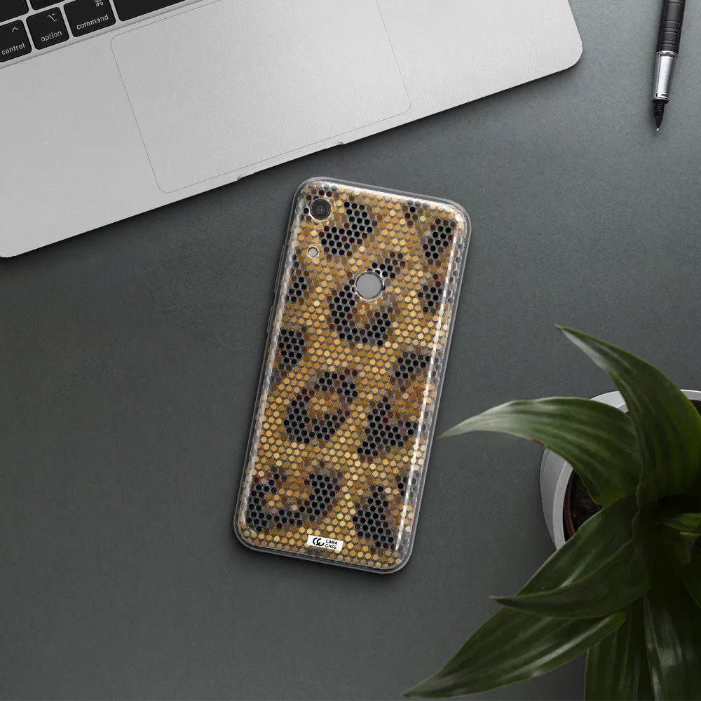 Leopard Dots Huawei Y6S Clear TPU Case