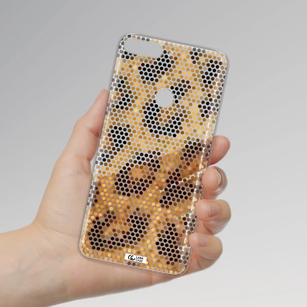 Leopard Dots Huawei Y7 Prime 2018 Clear TPU Case