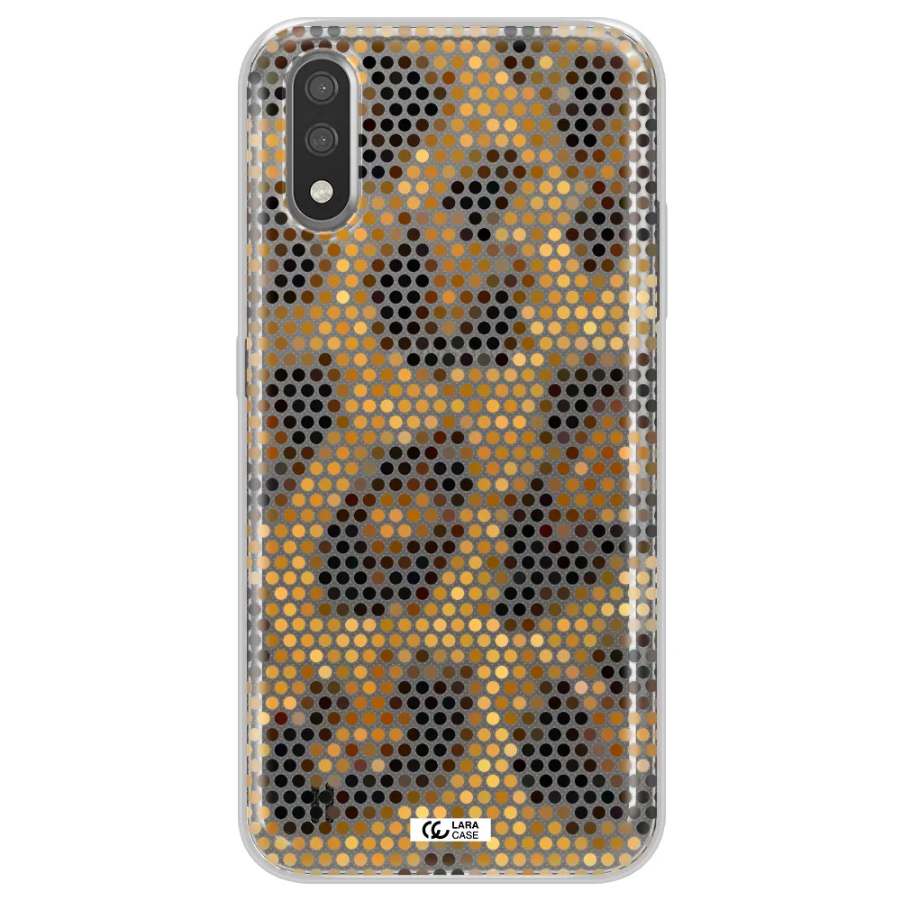 Leopard Dots Samsung A01 Clear TPU Case