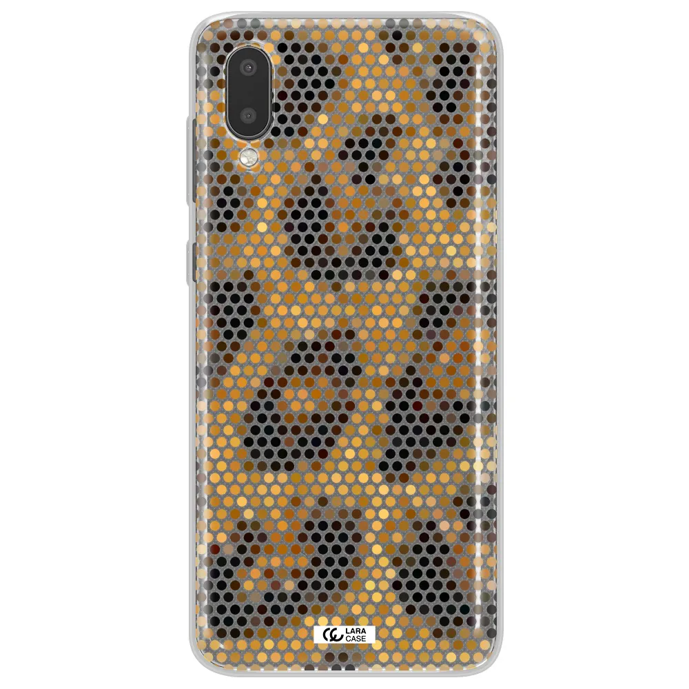 Leopard Dots Samsung A02 Clear TPU Case