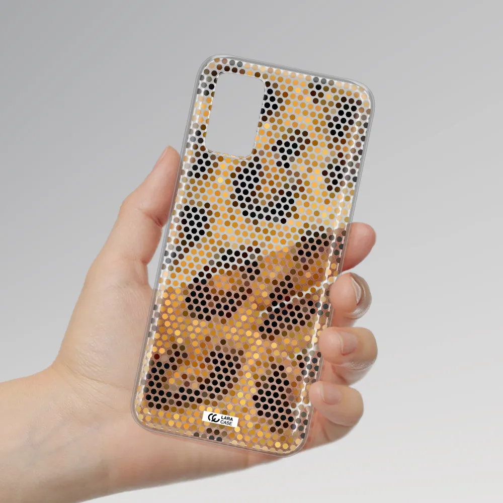 Leopard Dots Samsung A03S Clear TPU Case