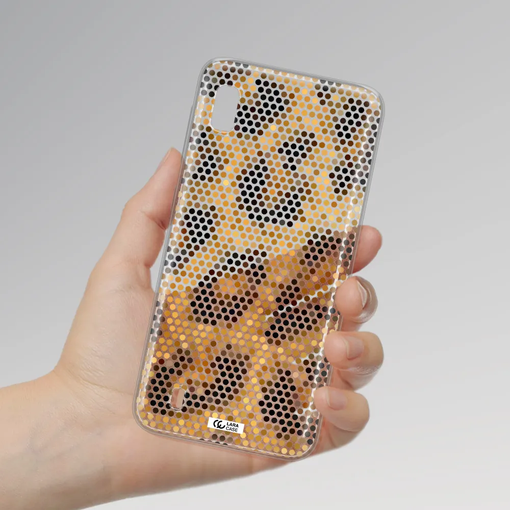 Leopard Dots Samsung A10 Clear TPU Case