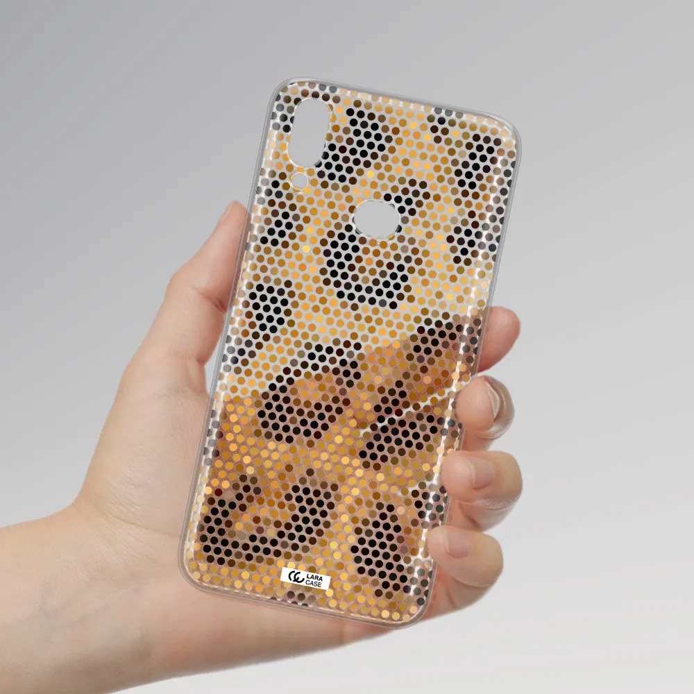 Leopard Dots Samsung A10S Clear TPU Case