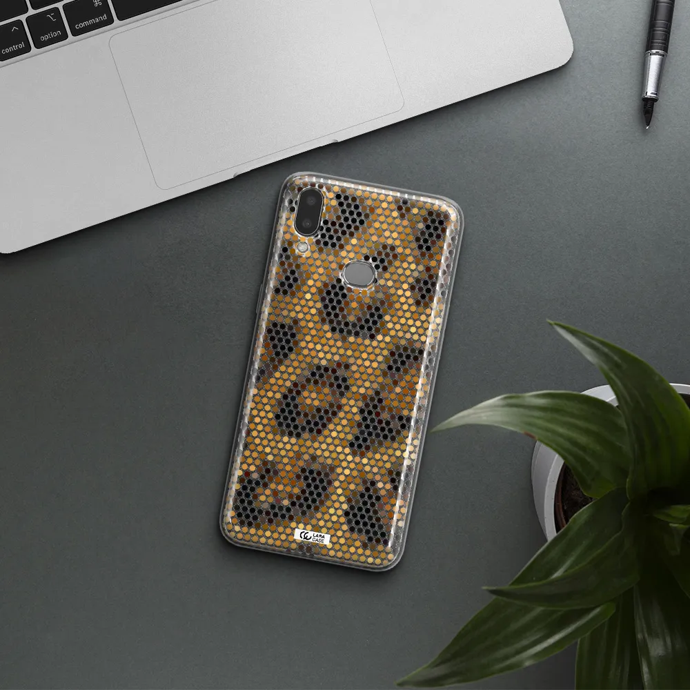 Leopard Dots Samsung A10S Clear TPU Case