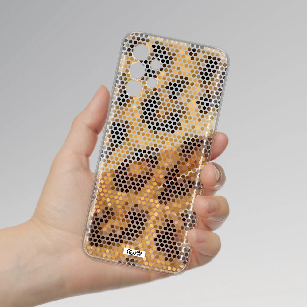 Leopard Dots Samsung A13 4g Clear TPU Case